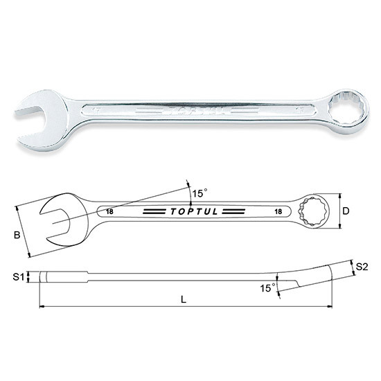 Cheie combinata 17 mm