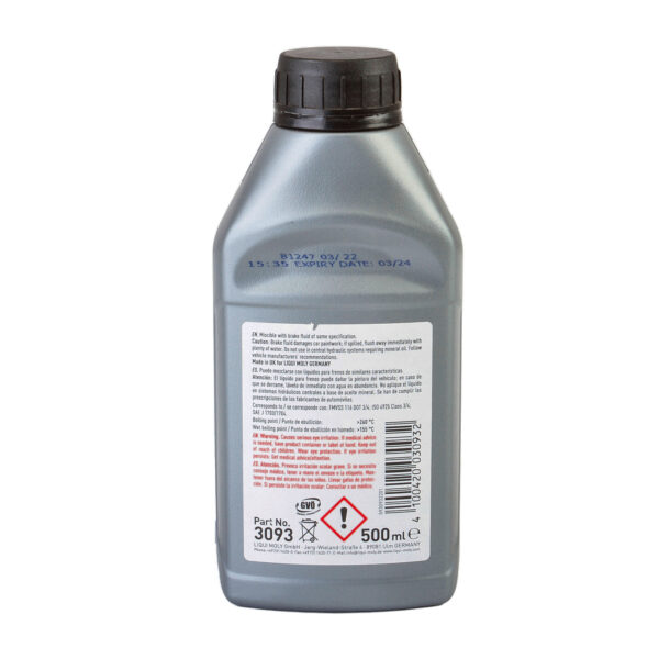 A doua imagine a Lichid frana Liqui Moly DOT4 500ml.