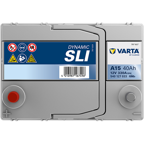 A doua imagine a Acumulator Varta Blue Dynamic 40 Ah 330A [Bornă Inversă]