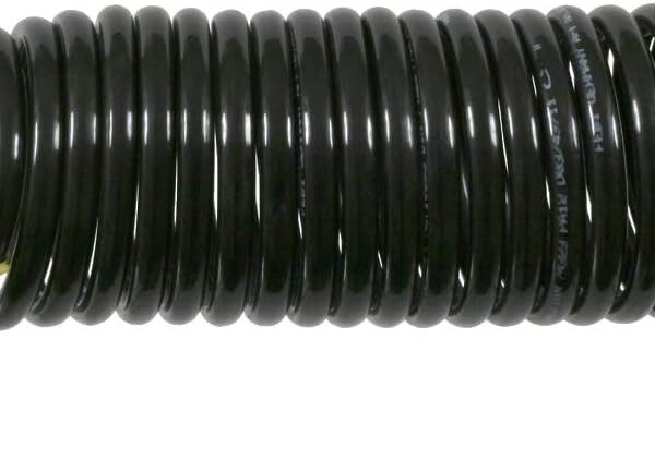 Furtun spirala Negru (M18 x 1,5 / M16 x 1,5) 4m
