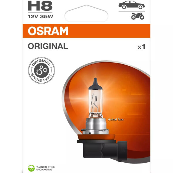 Bec Osram Original H8 12V 35W PGJ19-1