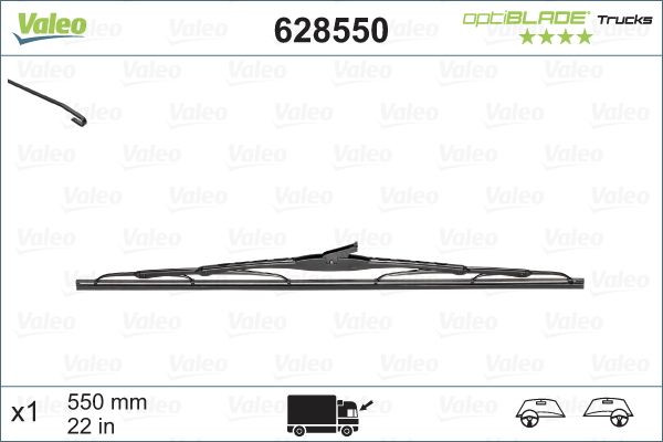 Lamela stergator 550 mm