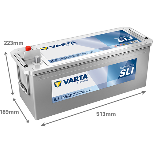 A doua imagine a Acumulator Varta ProMotive Super Heavy Duty K7 - 145 Ah