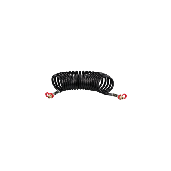 Furtun spirala Negru 58,00 × 11,50 × 11,50 cm