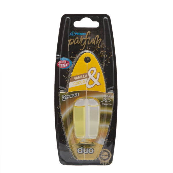 Odorizant auto Paloma Parfum Duo Vanilla & Cocco - 2x3 ml