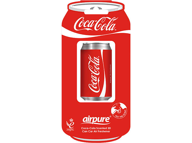 A doua imagine a AIRPURE Odorizant auto, cutie de sifon 3D, Coca Cola original