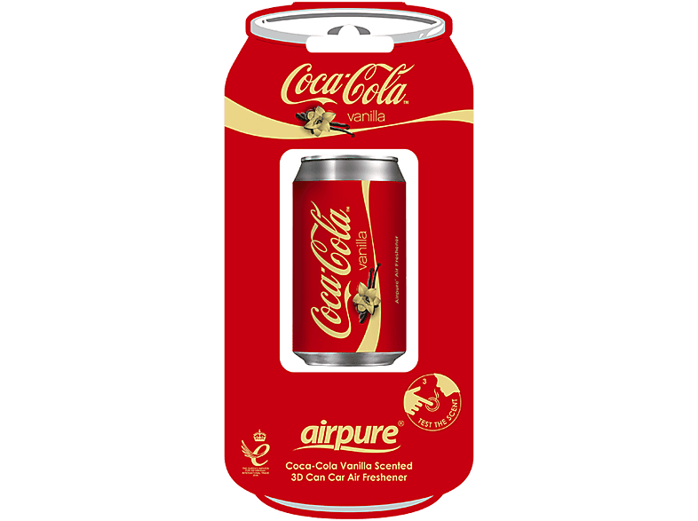 A doua imagine a AIRPURE Odorizant auto, cutie de sifon 3D, vanilie Coca-Cola