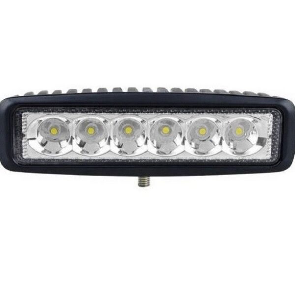 Proiector LED Auto Offroad 18W/12V-24V, 1320 Lumeni, Lungime 16 cm, Flood Beam 60 Grade
