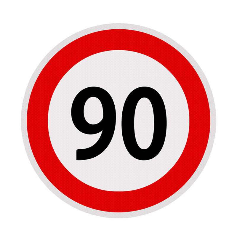 Autocolant limită viteză
