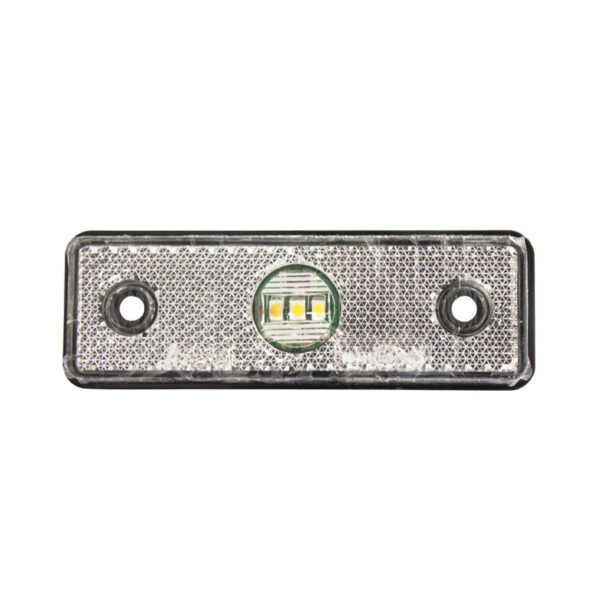 Lampa laterala alba cu Led 12/24V