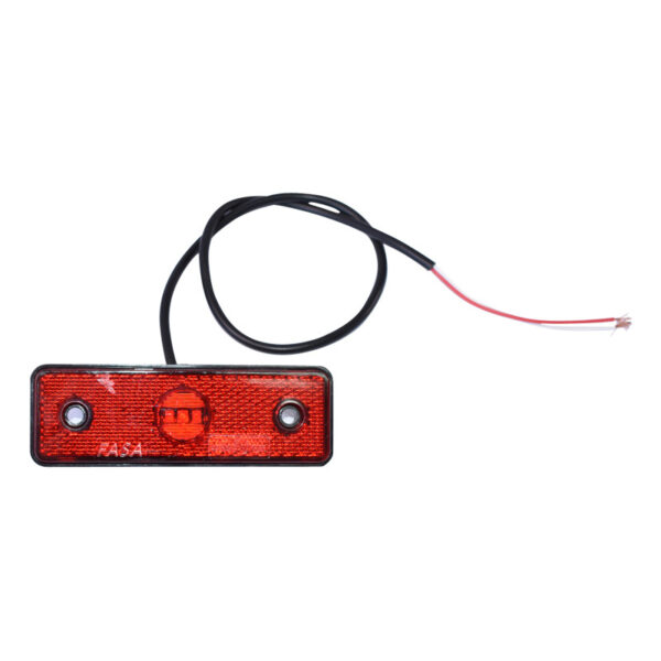 A doua imagine a Lampa laterala rosie cu Led 12/24V