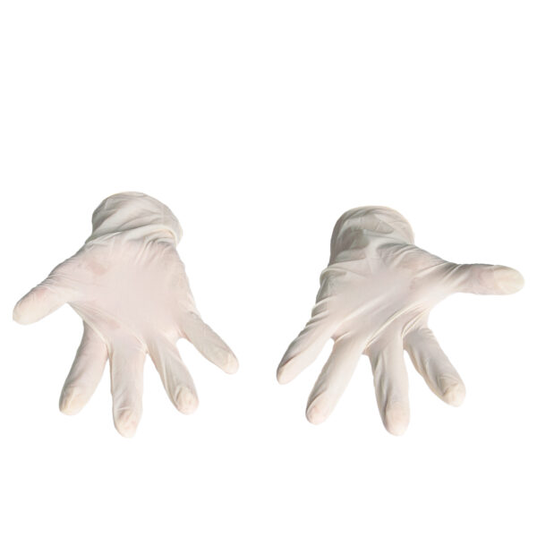 A doua imagine a Manusi Latex Albe Marimea XL Pret / Pereche --- Comanda minima 50 buc