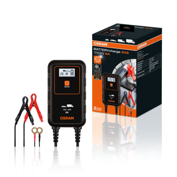 Incarcator baterii Osram 906 6V/12V 6A