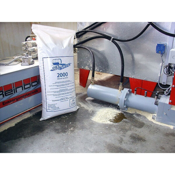 A doua imagine a Absorbant hidrofob granule Oel Kleen 2000 - Sac 10kg/50L