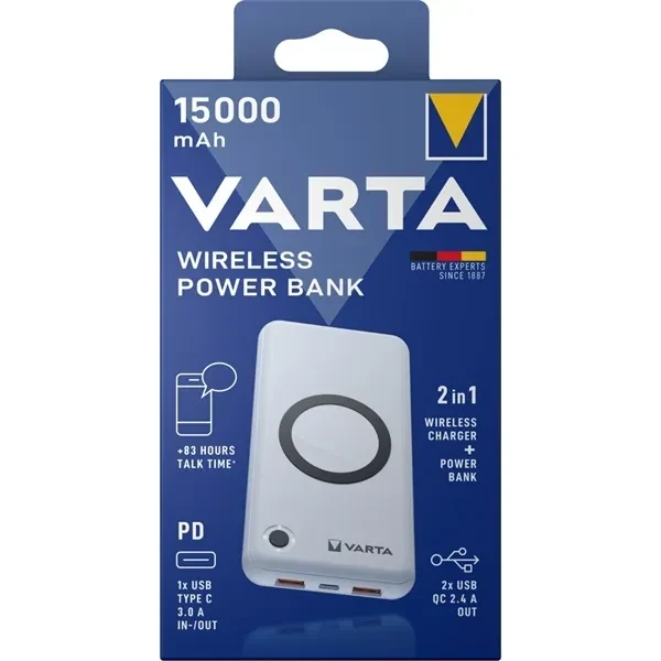 Acumulator extern Wireless Power Bank 15.000 mAh