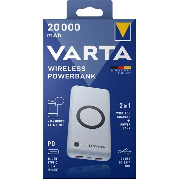 Acumulator extern Wireless Power Bank 20.000 mAh