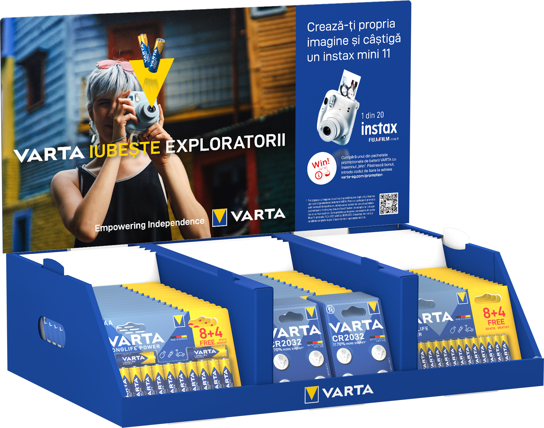 Stand echipat Micro baterii