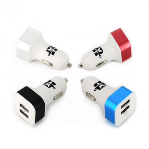 A doua imagine a Încărcător brichetă auto USB 2100mA, Diferite culori