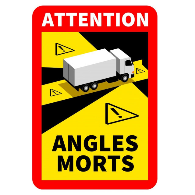 Autocolante "ANGLES MORTS"