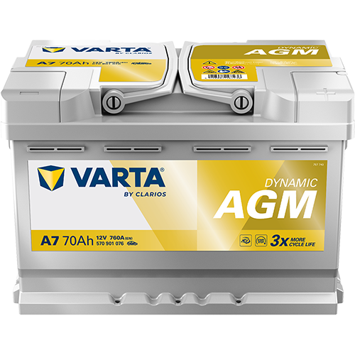 Acumulator Varta SILVER dynamic AGM 70Ah 760 A