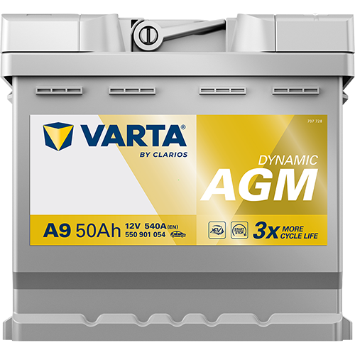 A doua imagine a Acumulator Varta Silver Dynamic AGM 50Ah 540A