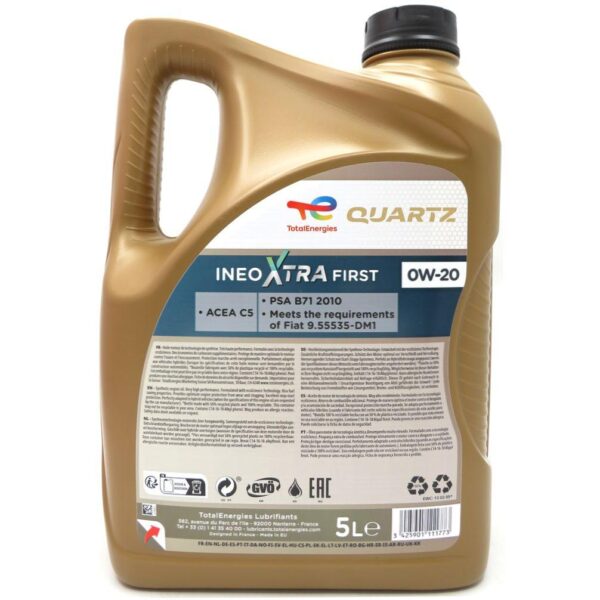 A doua imagine a Ulei motor Total Quartz Ineo X First 0W20 5L