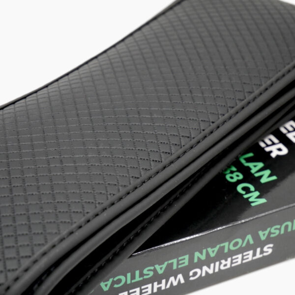 A doua imagine a Husa volan elastica cusatura neagra Runkit - 38 cm