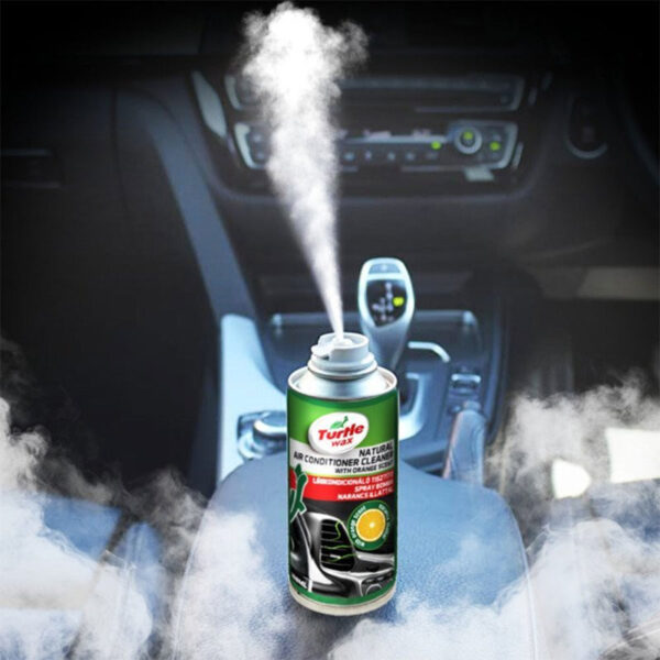 A doua imagine a Curatare aer conditionat Turtle Wax Car A/C Cleaner Bomb Orange 100 ml