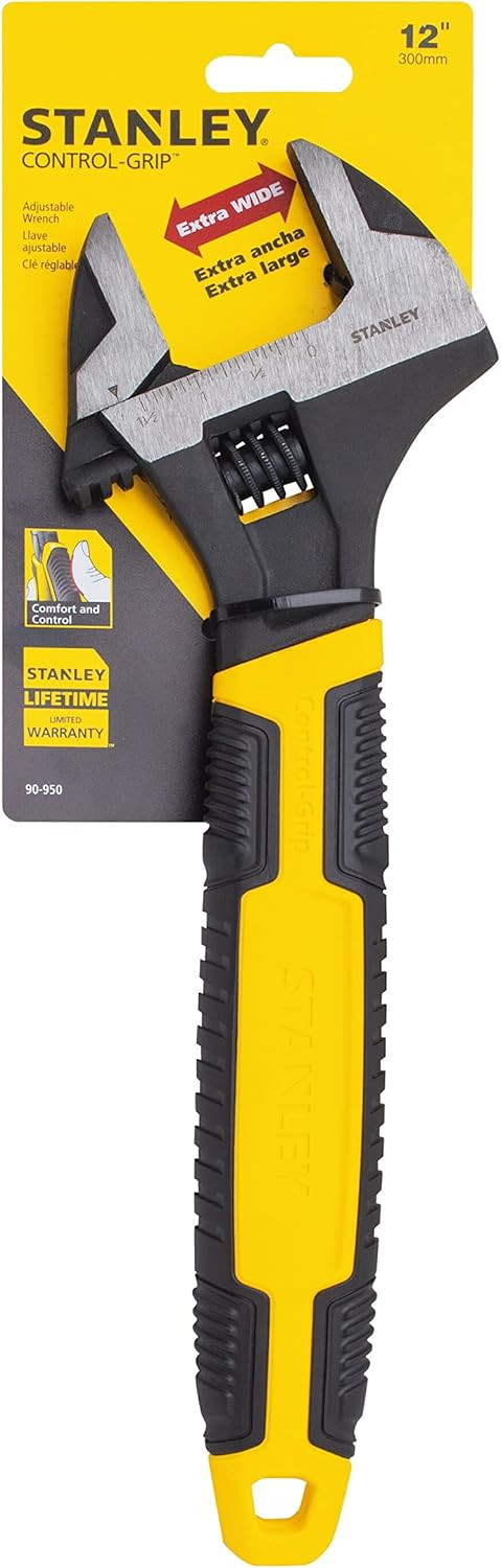 A doua imagine a Cheie reglabilă din două materiale STANLEY® 150 mm/6 in.