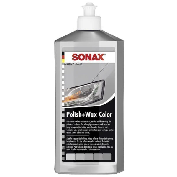 SONAX Polish&Wax NanoPro pentru culoarea gri 250 ml, cod 296341