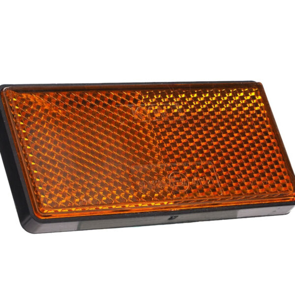 A doua imagine a Catadioptru dreptunghiular autoadeziv 86x40 mm Galben