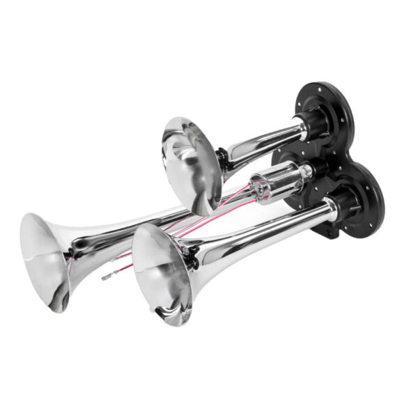 Claxon 3 trompete pentru compresor aer 12/24V