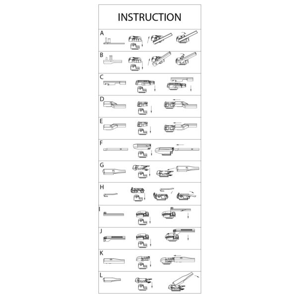 A doua imagine a Ștergător profesional 21"/52.5cm - multiadaptor - CARGUARD