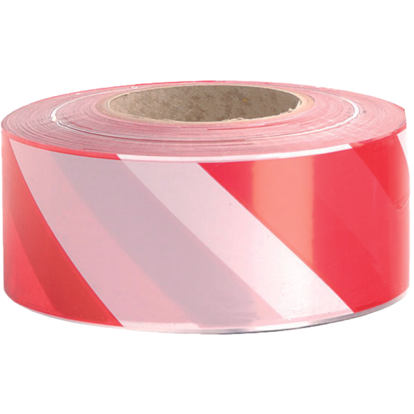 A doua imagine a Banda delimitare JSP rosu/alb 7cm x 500 m