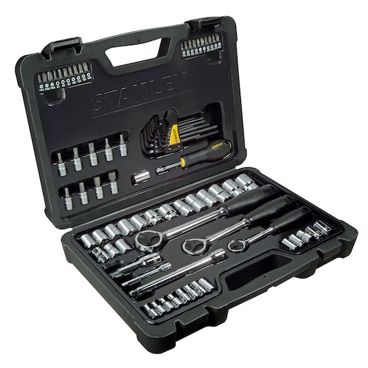 Set de chei tubulare STANLEY® de 1/4 in., 3/8 in. 1/2 in., 80 buc.