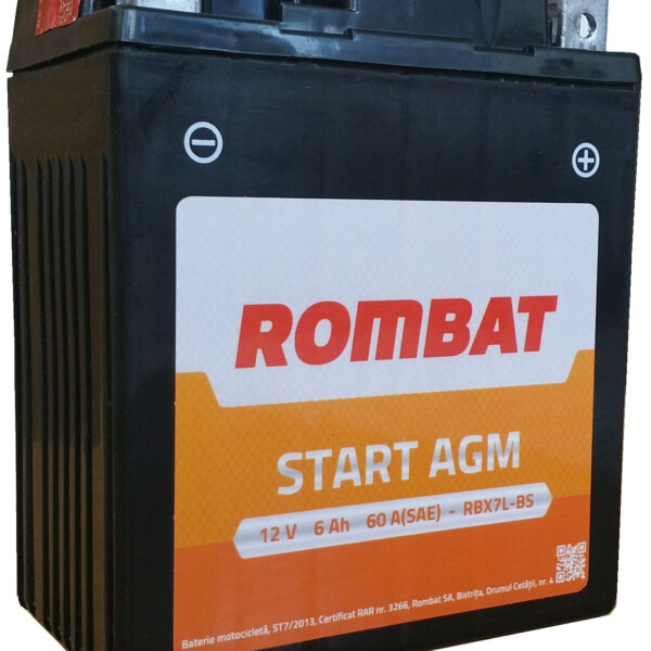 Baterie moto 12Vx10Ah Start AGM RBX12-BS