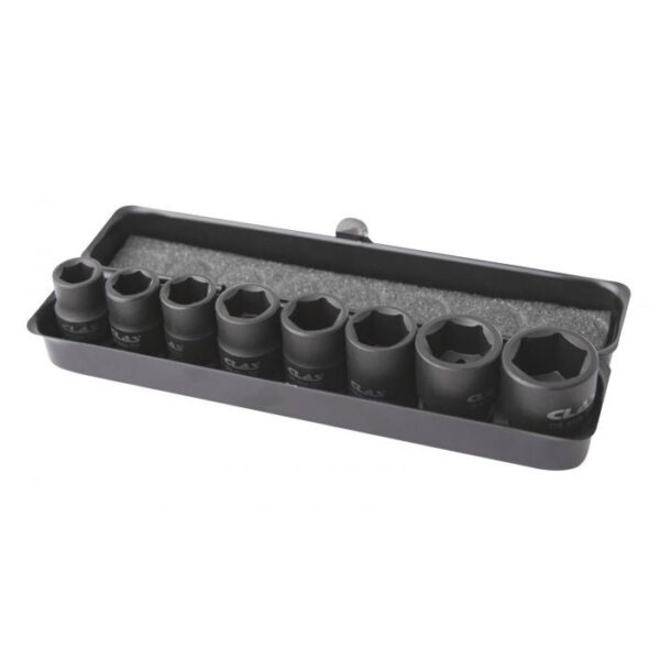SET TUBULARĂ DE IMPACT 10-19mm 3/8" (8 BUCĂȚI)