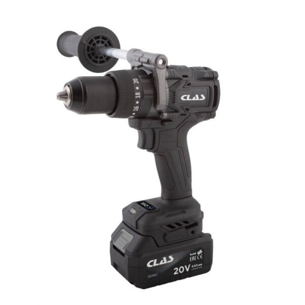 MASINA DE GAURIT FĂRĂ PERII 20V + 2 ACUMULATORI 4Ah + ÎNCĂRCĂTOR