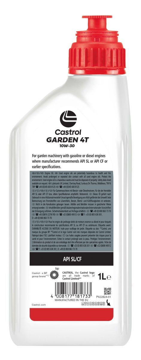 A doua imagine a Ulei Castrol Garden 4T 10W30 1L