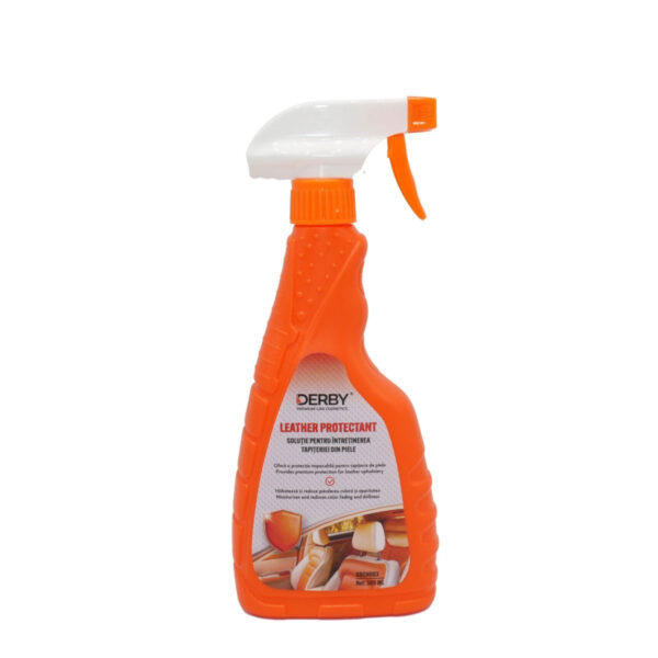 Solutie intretinut tapiteria din piele, cu pulverizator 500ml DERBY