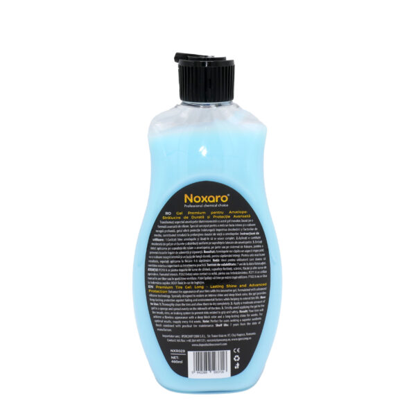 A doua imagine a Gel premium pt innegrit anvelope 473ml NOXARO