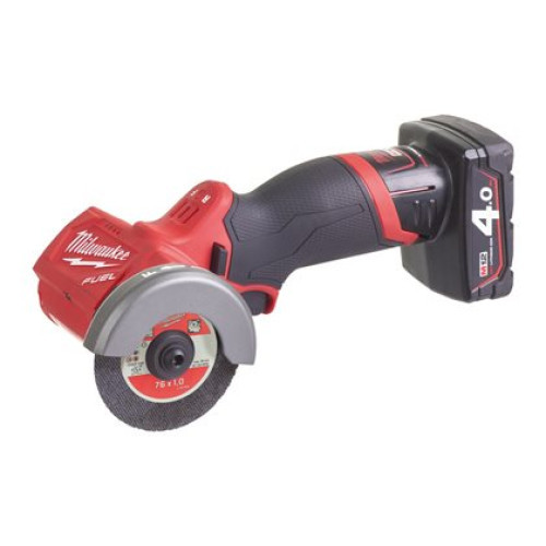 Masina multifunctionala cu acumulator, model M12 FCOT-422X cu doi acumulatori de 12V cu 2Ah si 4 Ah si incarcator, 1 x disc abraziv (cod 4932464717), 1 x disc cu carbura (cod 4932464716), 1 x