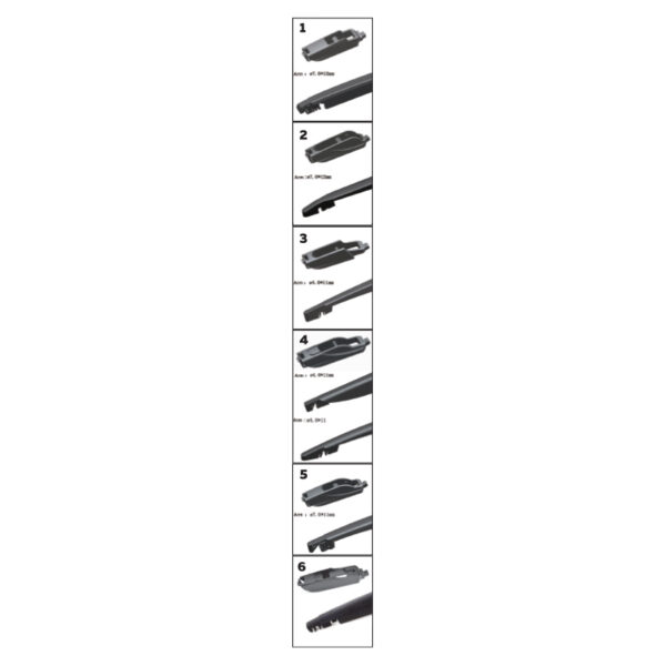 A doua imagine a CARTECH ONE EASY FIT Ștergător lunetă 16''/40 cm