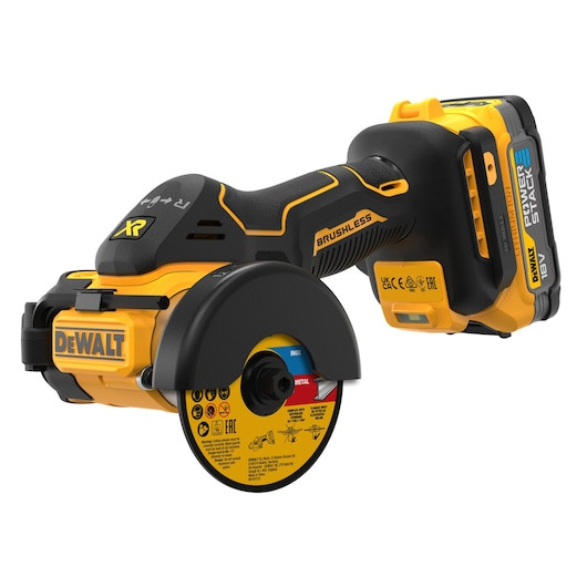 A doua imagine a Sculă de debitat de 76 MM, cu motor fără perii, XR de 18 V - 1 X POWERSTACK