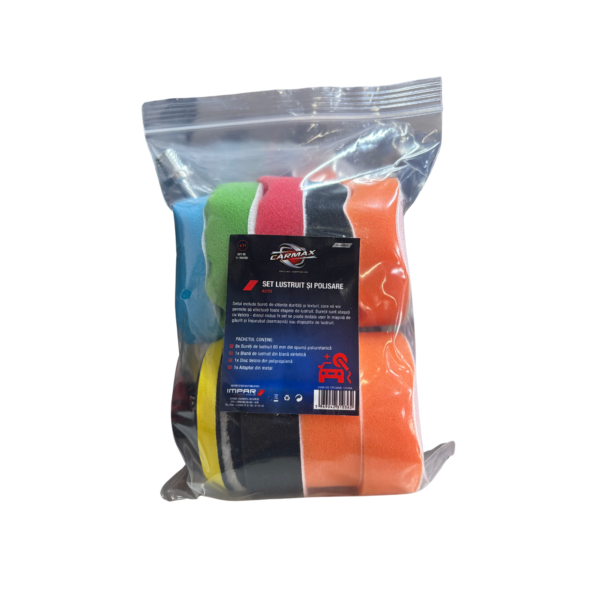 A doua imagine a Set bureti de lustruit cu adaptor M14 Carmax 80mm