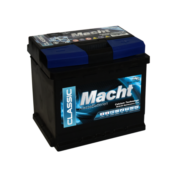MACHT CLASSIC 12V 50 Ah (420 A; 207X175X190)