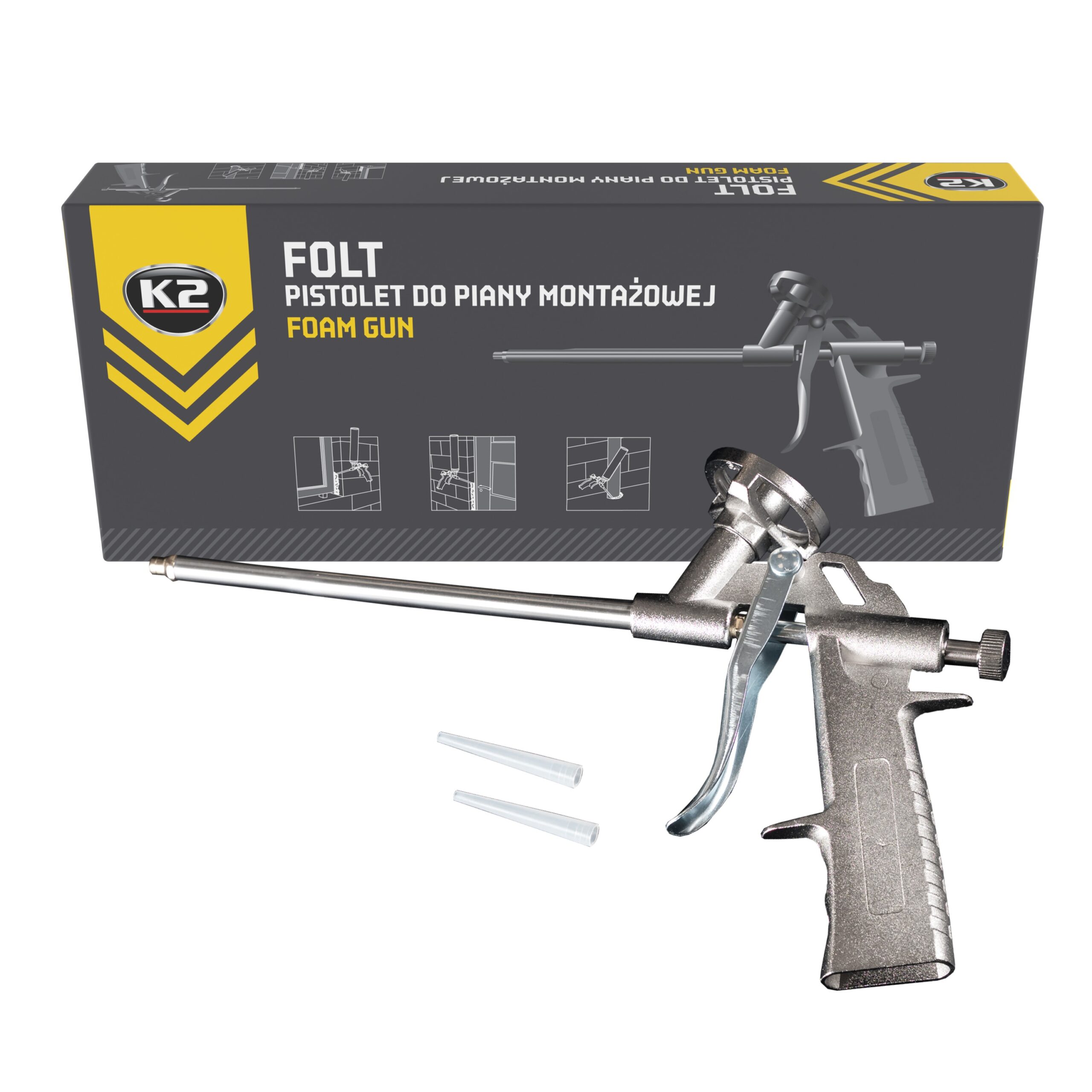 K2 FILO Pistol pt.spuma de montaj reglabil