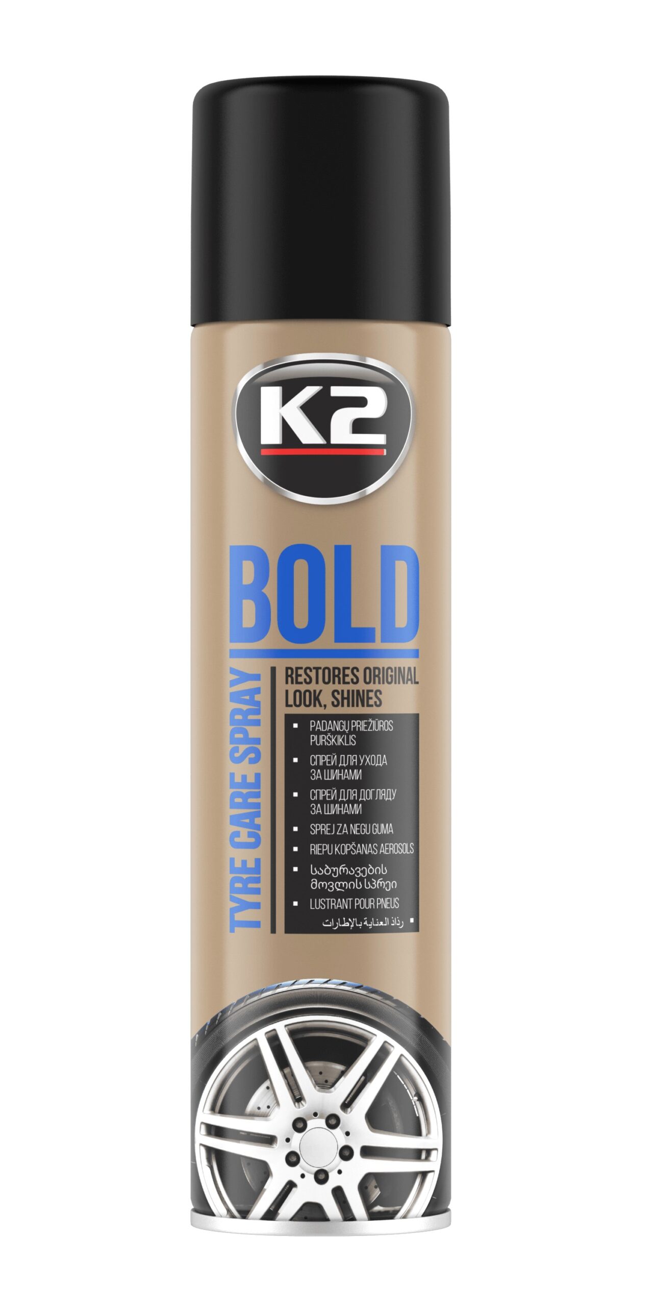 A doua imagine a K2 BOLD 600ML SPRAY CURATAT ANVELOPE