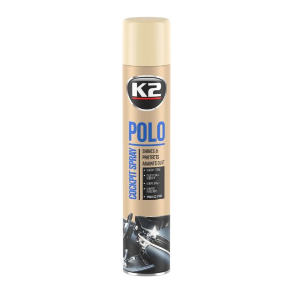 A doua imagine a K2 POLO COKPIT 750ML SPRAY SILICON WANILIA