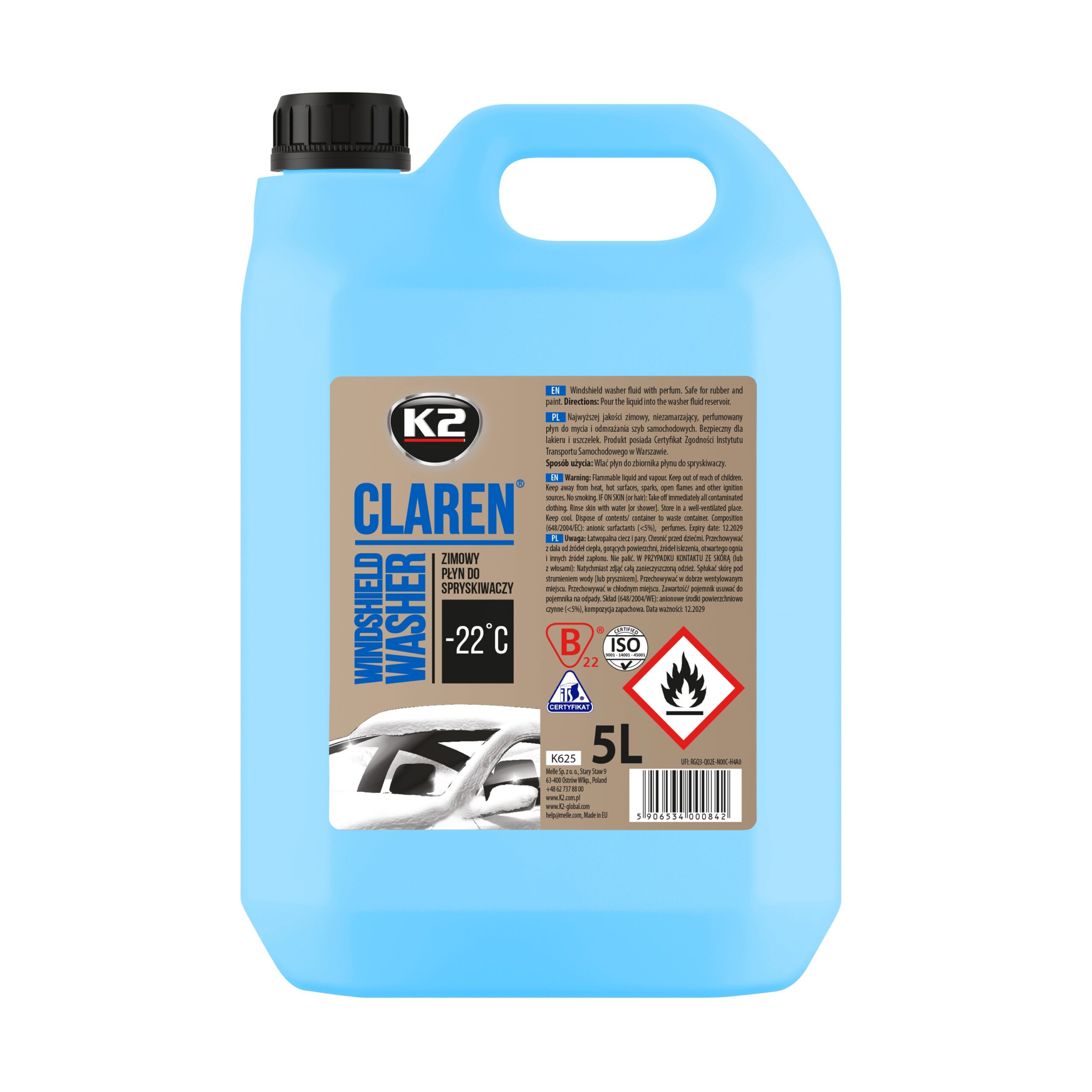 K2 CLAREN -22C 5L NANO